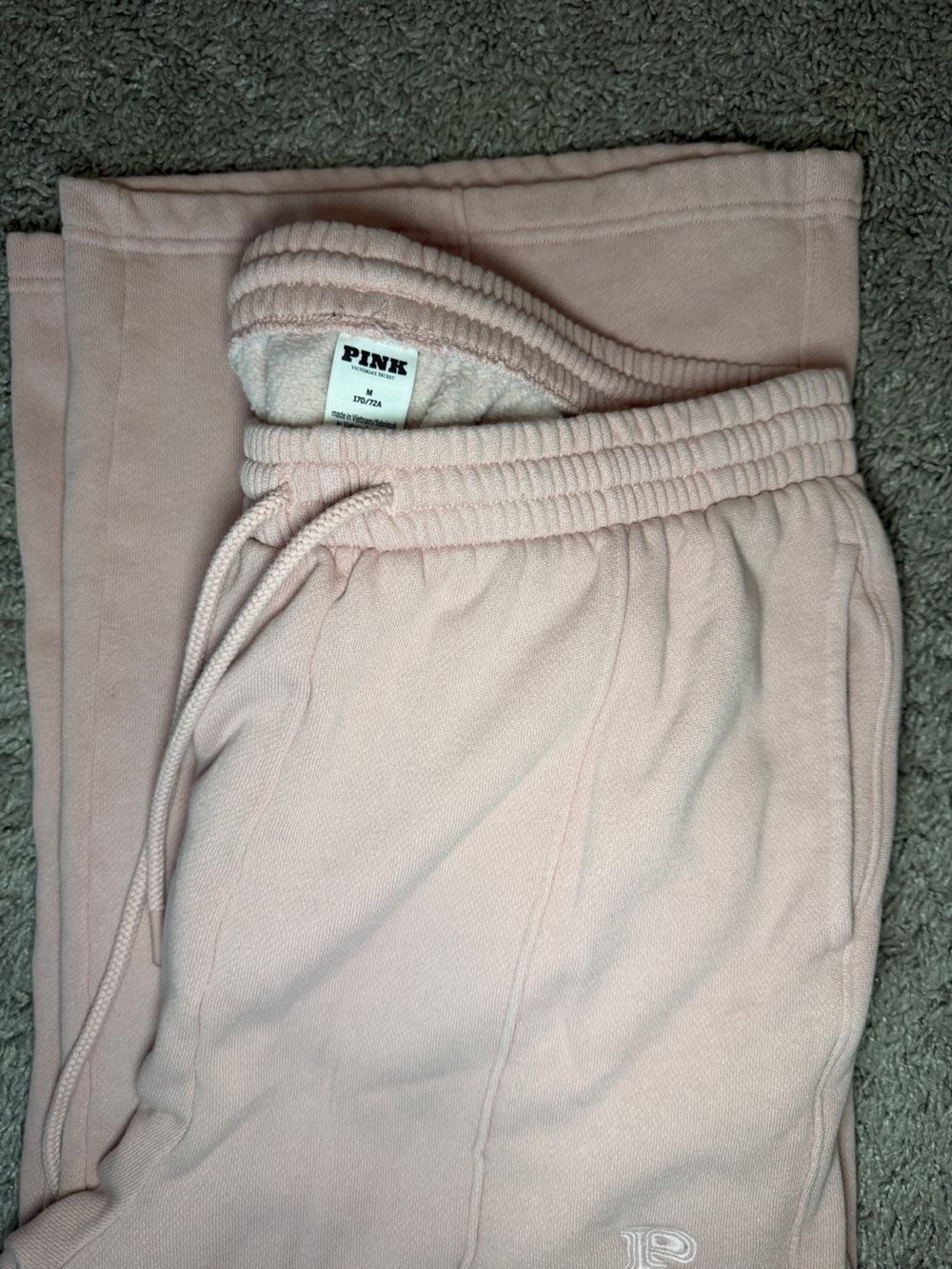 PINK Victoria's Secret Blush Pink Girls' Drawstring Joggers MEDIUM